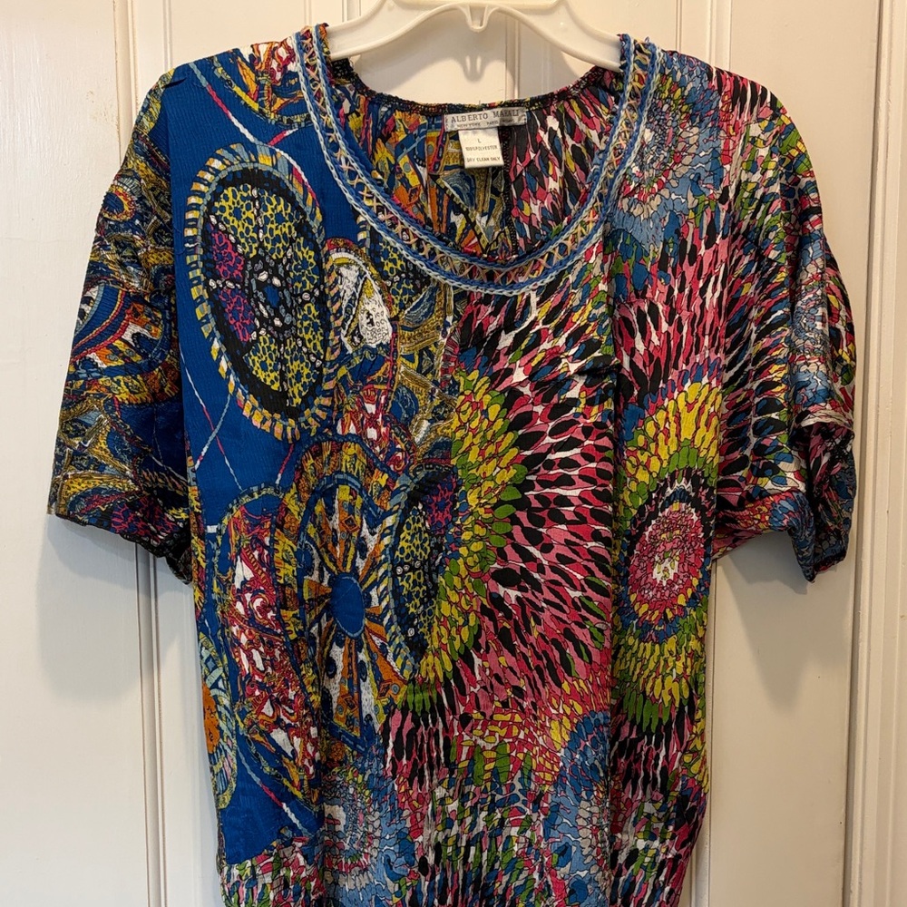 Alberto Makali Multicolor Graphic Short Sleeve Tee